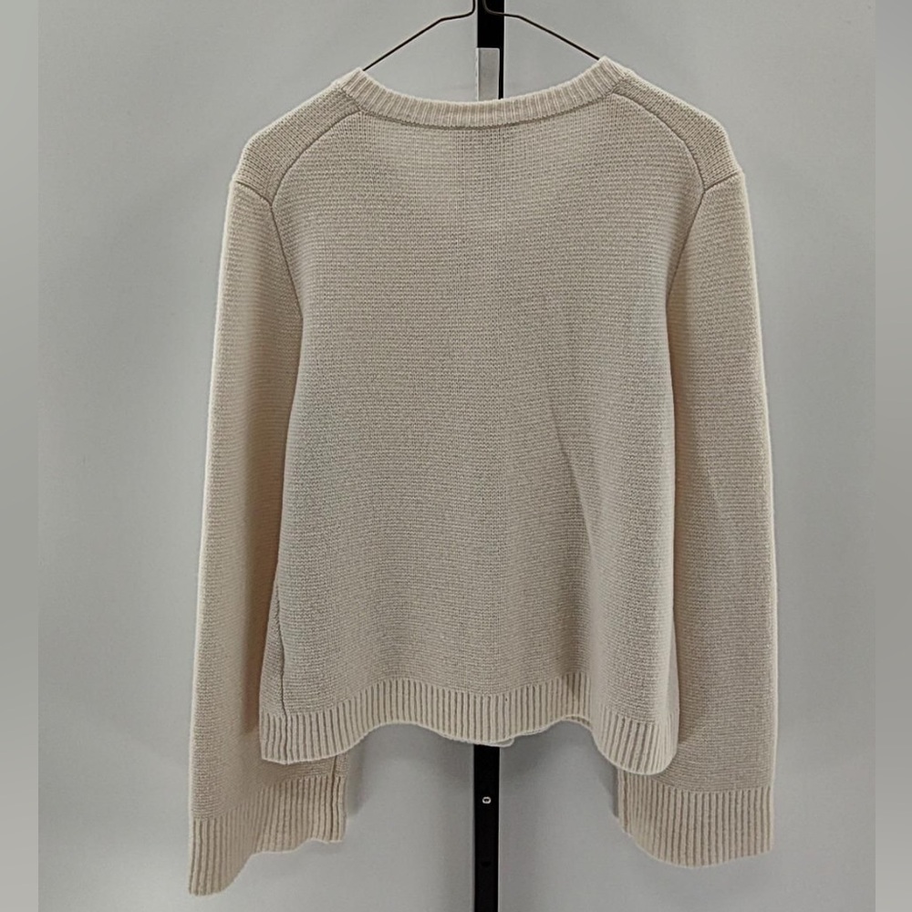 Quince Women‎ Mongolian Cashmere Structured Cardigan Ivory Small - Picture 11 of 12